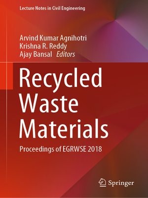 cover image of Recycled Waste Materials